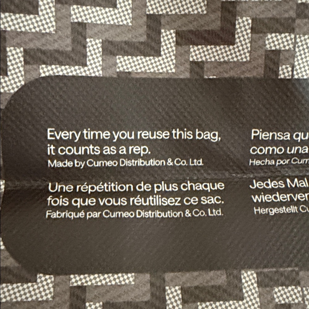 🆕 LULULEMON Reusable Tote Carryall Handbag Shopping Bag L Monogram - Picture 9 of 12